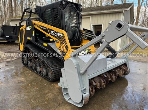 terex skid steer mulcher|terex posi track asv.